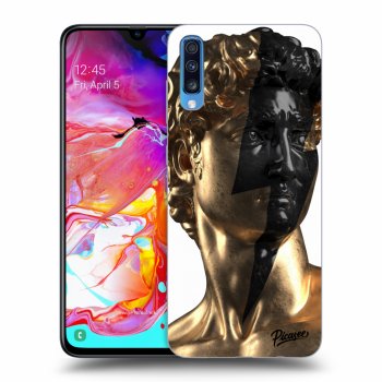 Etui na Samsung Galaxy A70 A705F - Wildfire - Gold