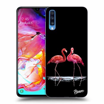 Etui na Samsung Galaxy A70 A705F - Flamingos couple