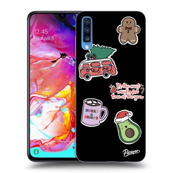 Picasee ULTIMATE CASE pro Samsung Galaxy A70 A705F - Christmas Stickers