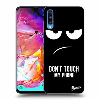Picasee ULTIMATE CASE pro Samsung Galaxy A70 A705F - Don't Touch My Phone