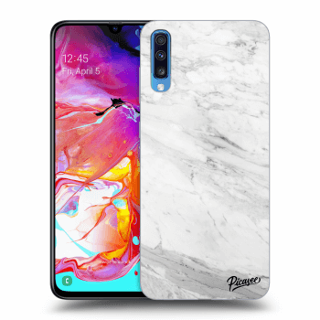 Etui na Samsung Galaxy A70 A705F - White marble