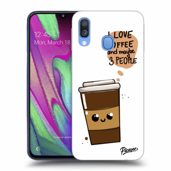 Etui na Samsung Galaxy A40 A405F - Cute coffee