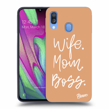 Etui na Samsung Galaxy A40 A405F - Boss Mama