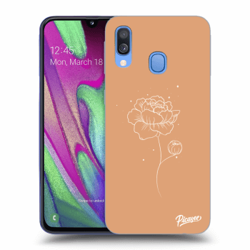 Etui na Samsung Galaxy A40 A405F - Peonies