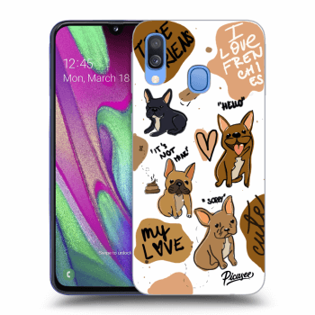 Etui na Samsung Galaxy A40 A405F - Frenchies