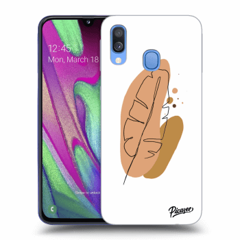 Picasee ULTIMATE CASE pro Samsung Galaxy A40 A405F - Feather brown