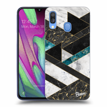 Picasee ULTIMATE CASE pro Samsung Galaxy A40 A405F - Dark geometry