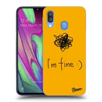 Etui na Samsung Galaxy A40 A405F - I am fine