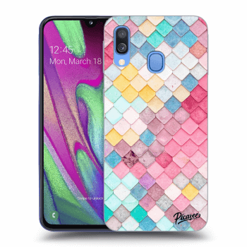 Etui na Samsung Galaxy A40 A405F - Colorful roof