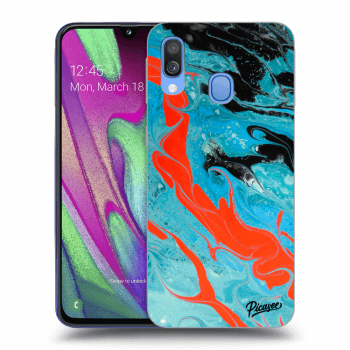 Etui na Samsung Galaxy A40 A405F - Blue Magma