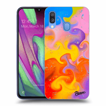 Etui na Samsung Galaxy A40 A405F - Bubbles