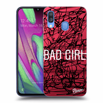 Picasee ULTIMATE CASE pro Samsung Galaxy A40 A405F - Bad girl