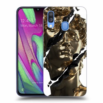 Etui na Samsung Galaxy A40 A405F - Golder