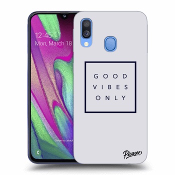 Etui na Samsung Galaxy A40 A405F - Good vibes only