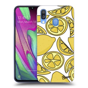 Etui na Samsung Galaxy A40 A405F - Lemon