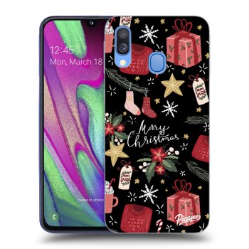 Picasee ULTIMATE CASE pro Samsung Galaxy A40 A405F - Christmas