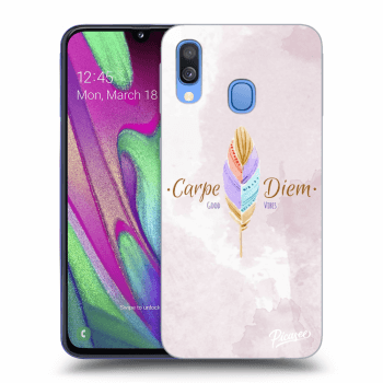 Etui na Samsung Galaxy A40 A405F - Carpe Diem