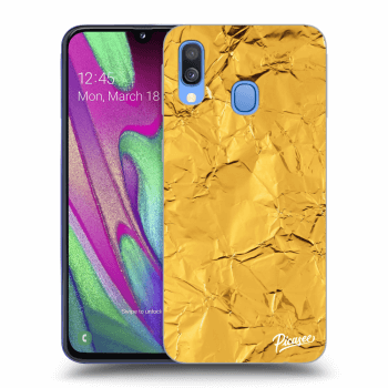 Etui na Samsung Galaxy A40 A405F - Gold