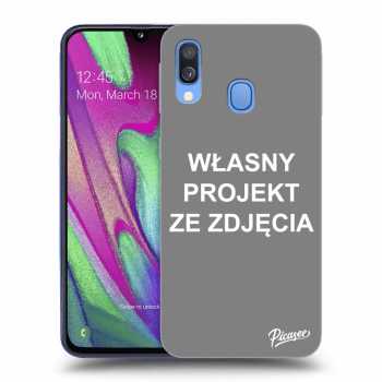 Etui na Samsung Galaxy A40 A405F - Własny projekt ze zdjęcia