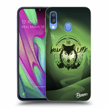 Picasee ULTIMATE CASE pro Samsung Galaxy A40 A405F - Wolf life