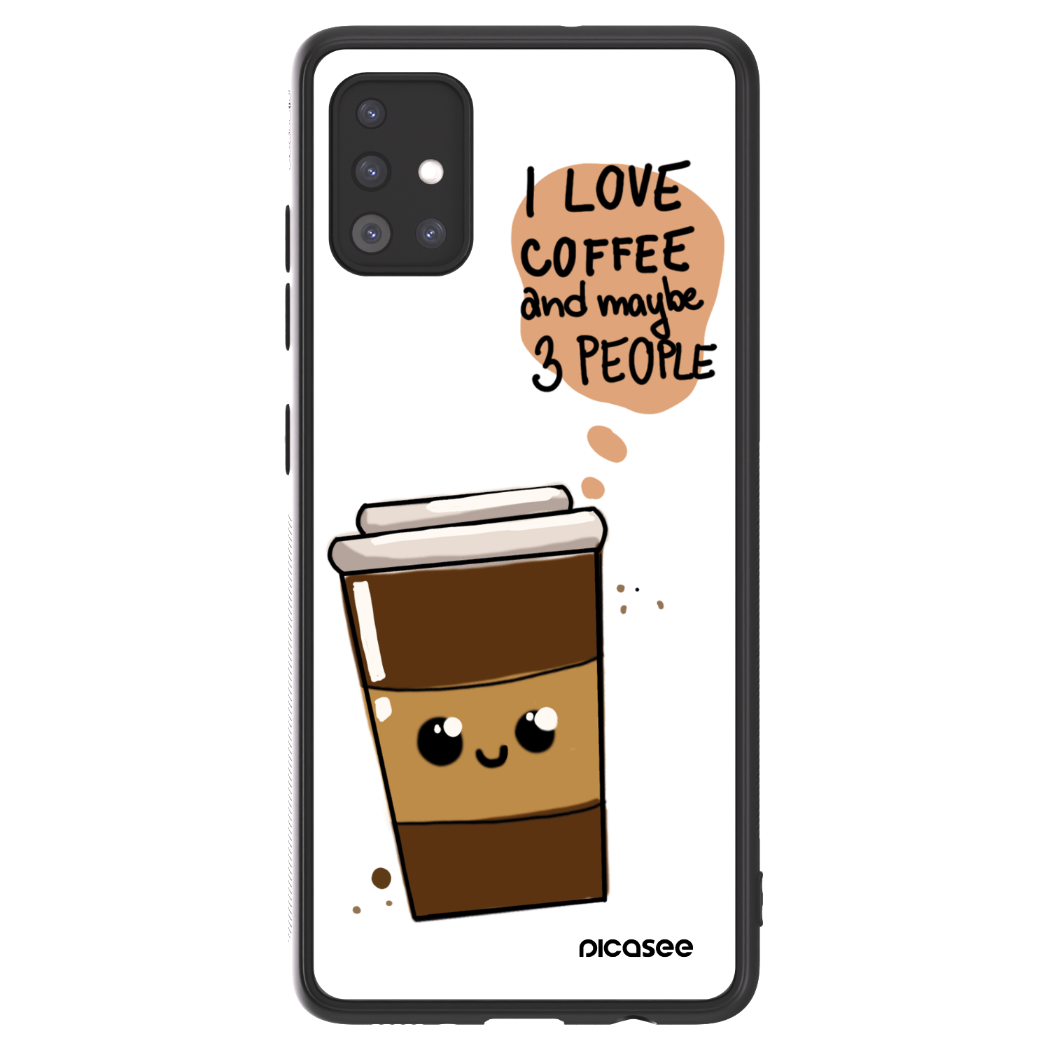 Picasee ULTIMATE CASE na Samsung Galaxy A51 A515F - Cute coffee