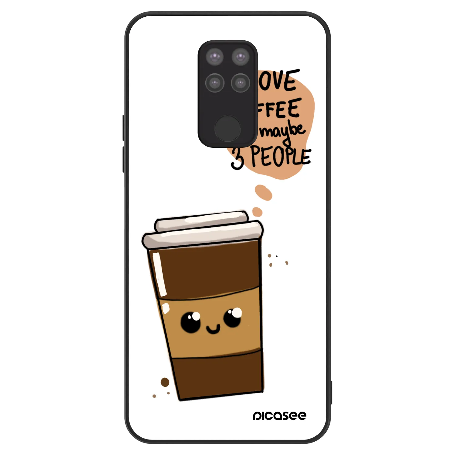 Picasee ULTIMATE CASE na Xiaomi Redmi Note 9 - Cute coffee