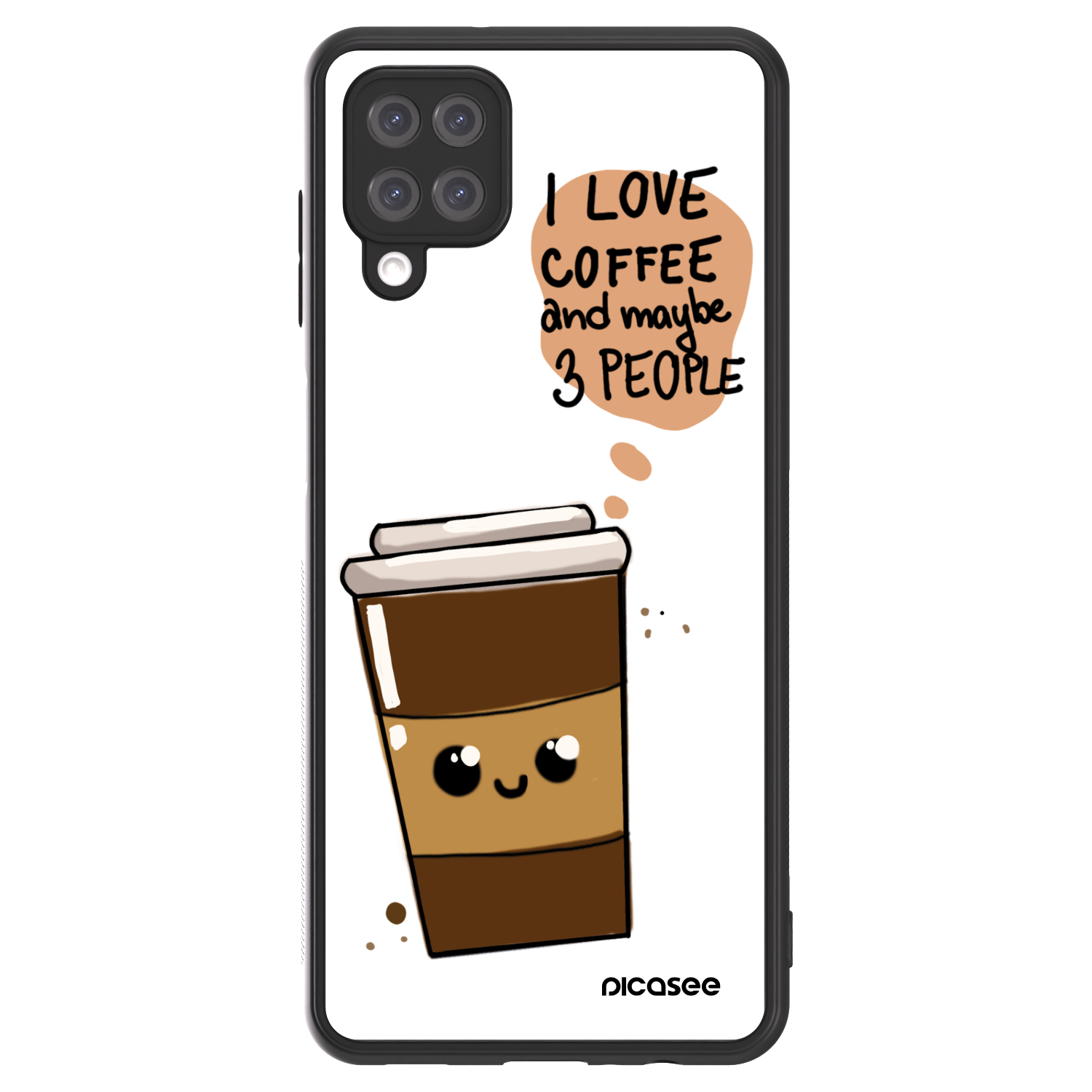 Picasee ULTIMATE CASE na Samsung Galaxy A12 A125F - Cute coffee