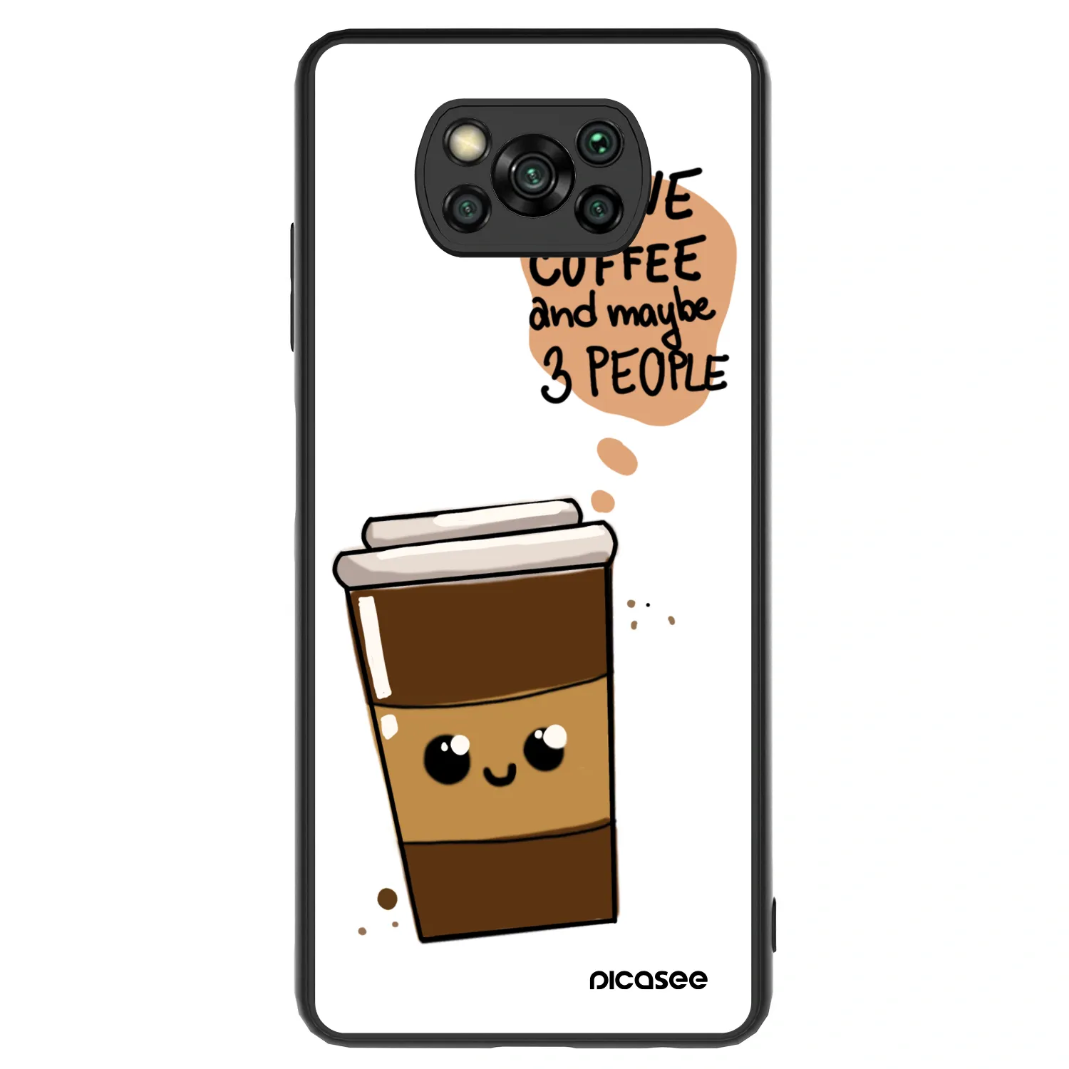 Picasee ULTIMATE CASE na Xiaomi Poco X3 - Cute coffee