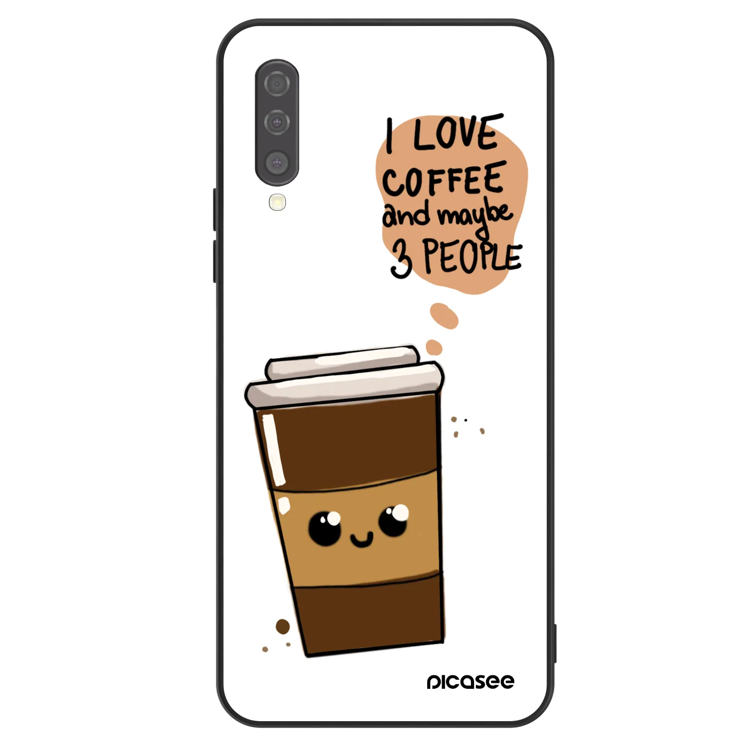 Picasee ULTIMATE CASE na Samsung Galaxy A50 A505F - Cute coffee