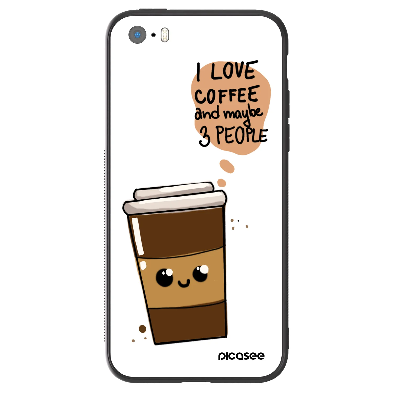 Picasee ULTIMATE CASE na Apple iPhone 5/5S/SE - Cute coffee