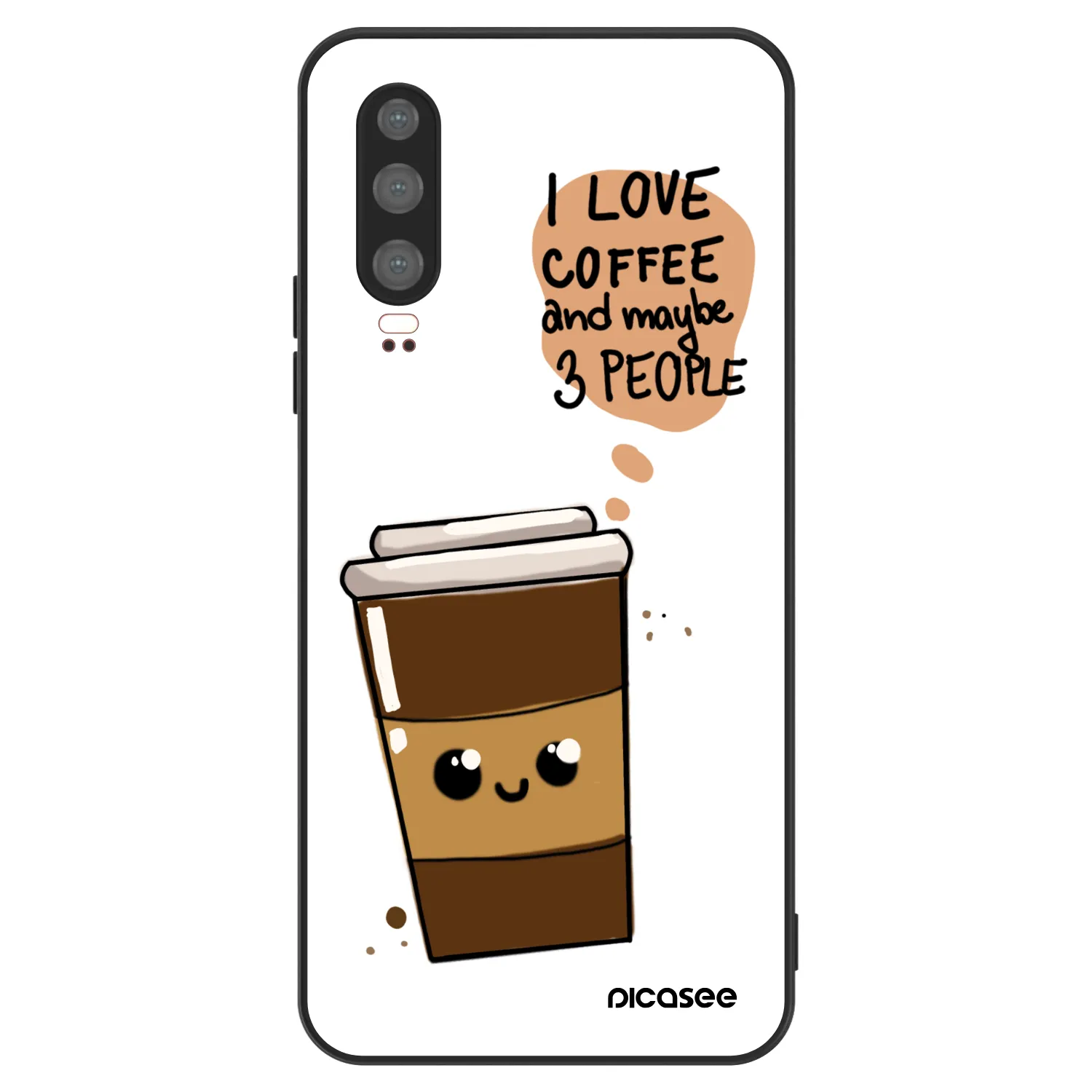 Picasee ULTIMATE CASE na Huawei P30 - Cute coffee