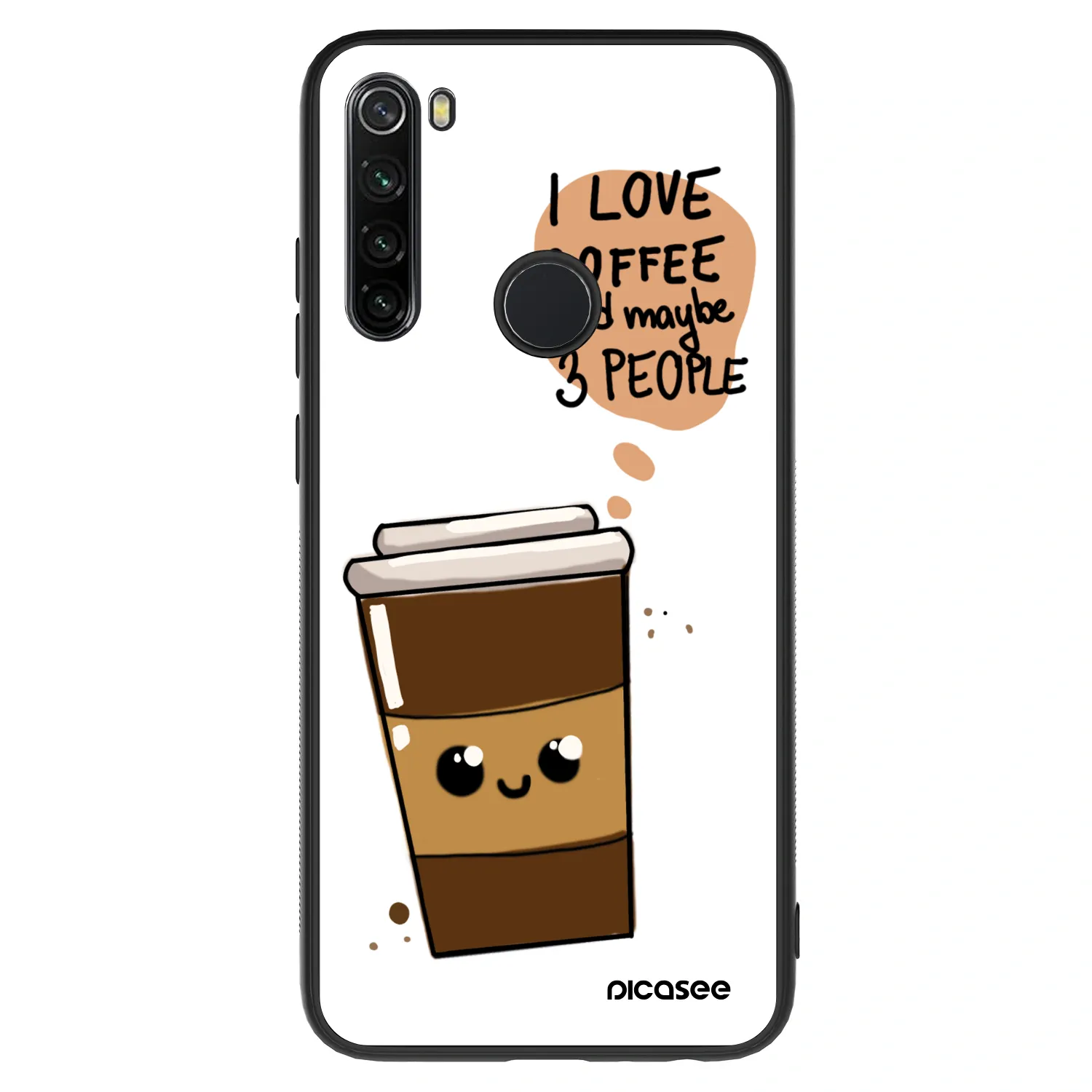 Picasee ULTIMATE CASE na Xiaomi Redmi Note 8 - Cute coffee