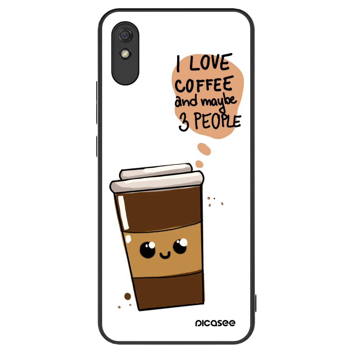 Picasee ULTIMATE CASE na Xiaomi Redmi 9A - Cute coffee