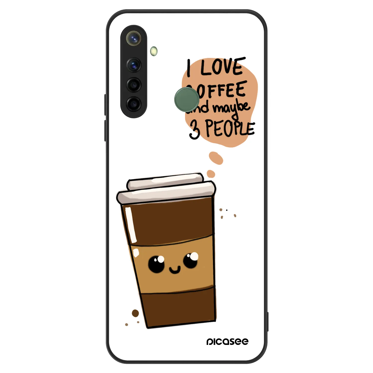 Picasee ULTIMATE CASE na Realme 6i - Cute coffee