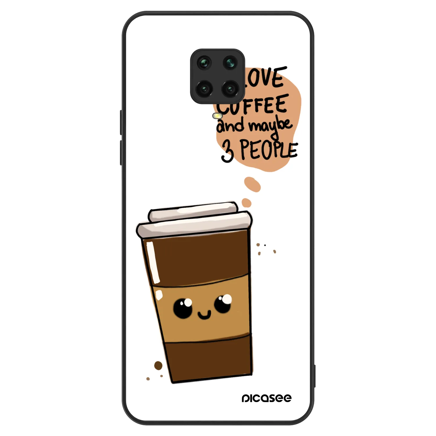 Picasee ULTIMATE CASE na Xiaomi Redmi Note 9S - Cute coffee