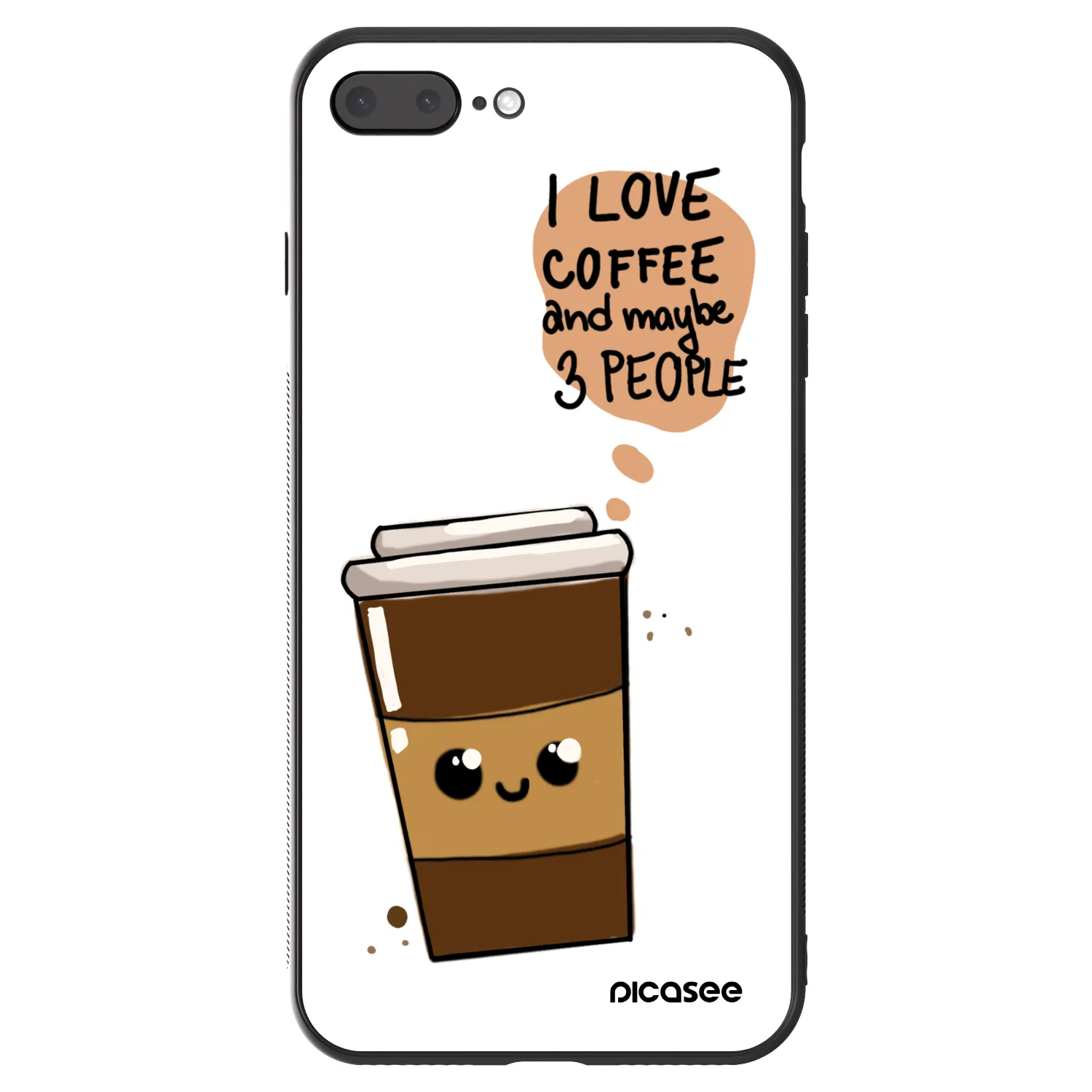 Picasee ULTIMATE CASE na Apple iPhone 8 Plus - Cute coffee