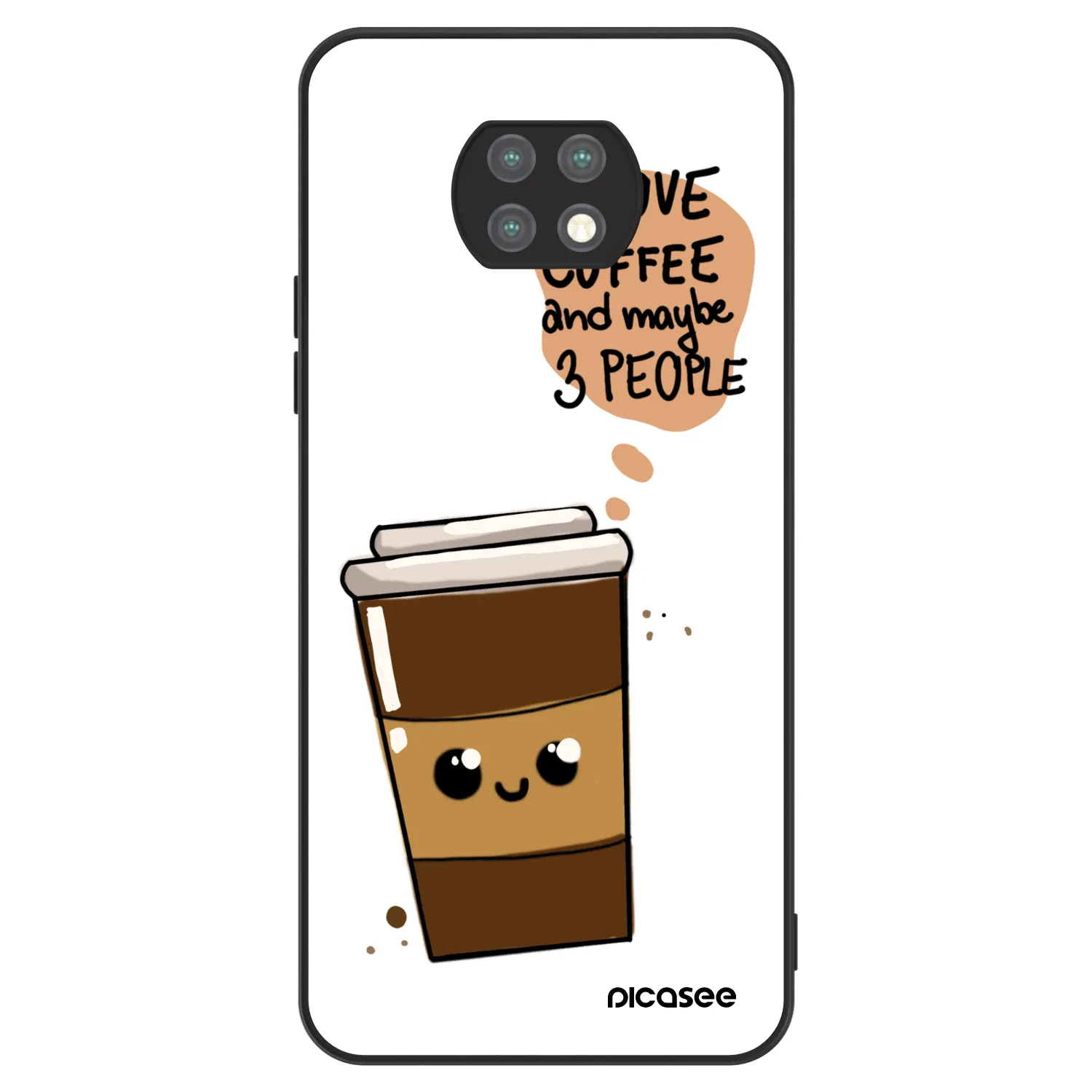 Picasee ULTIMATE CASE na Xiaomi Redmi Note 9T - Cute coffee