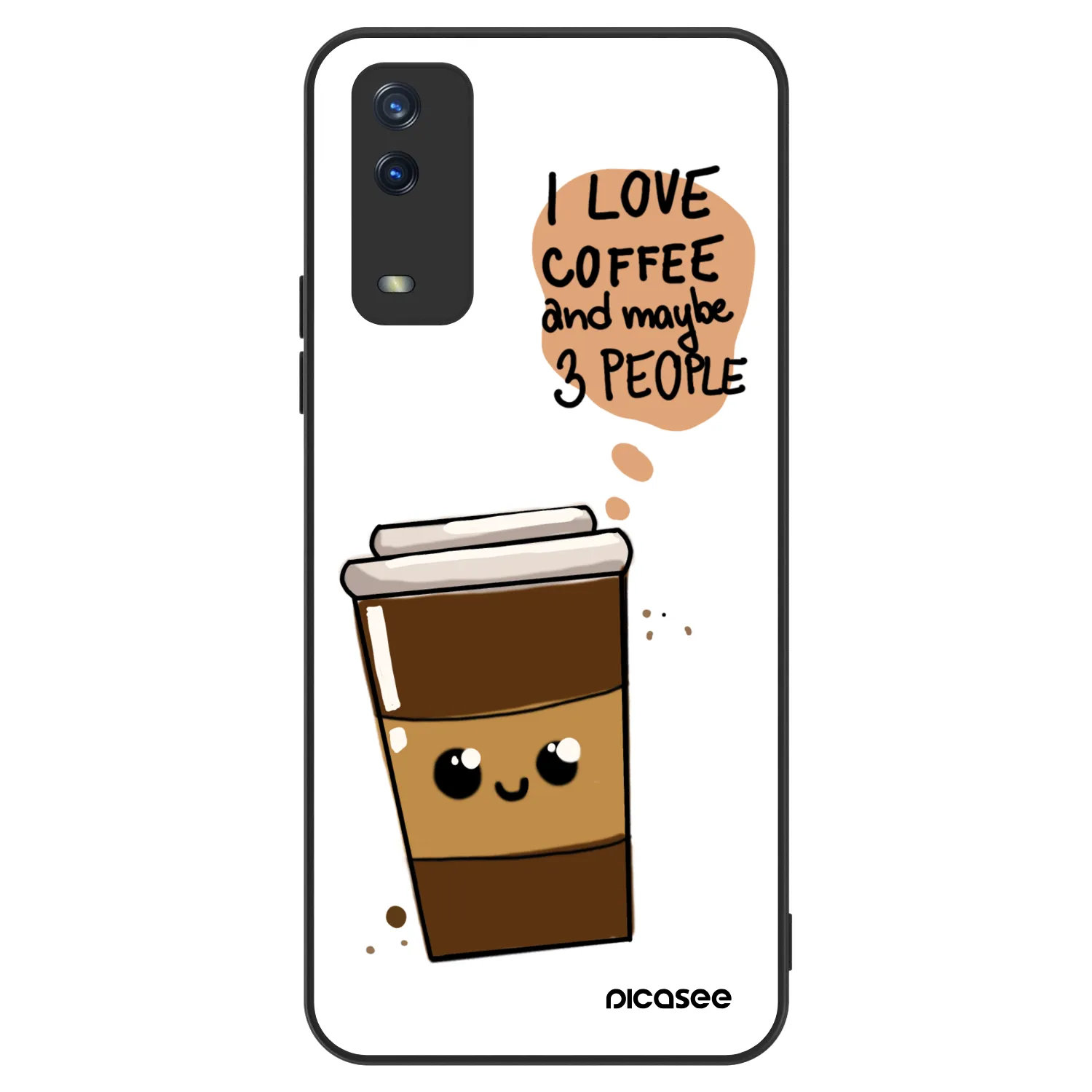 Picasee ULTIMATE CASE na Vivo Y11s - Cute coffee