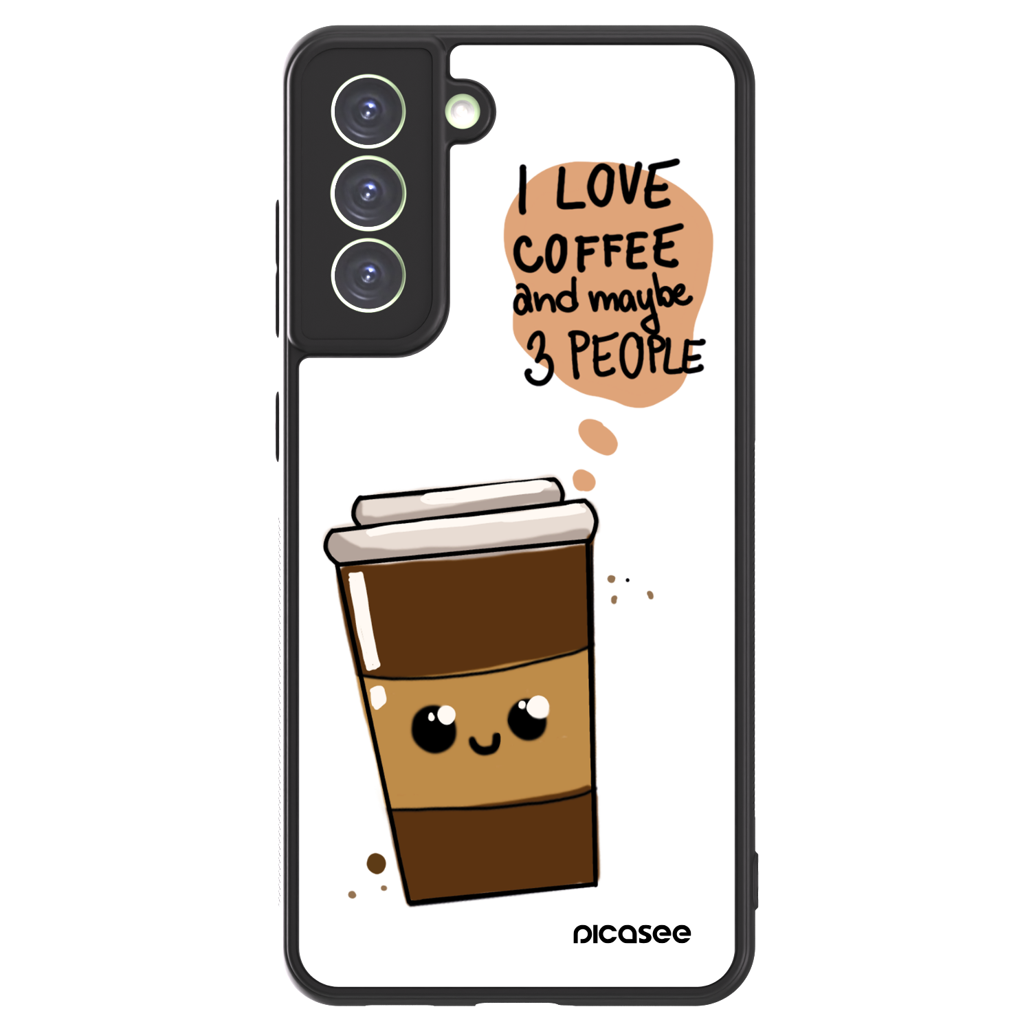 Picasee ULTIMATE CASE na Samsung Galaxy S21 FE 5G - Cute coffee