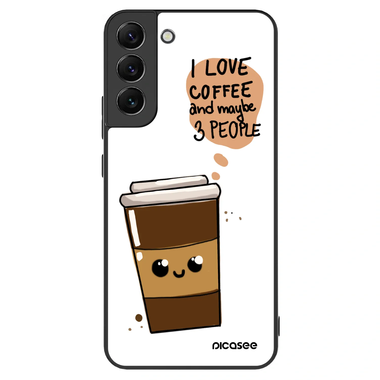 Picasee ULTIMATE CASE na Samsung Galaxy S22+ 5G - Cute coffee