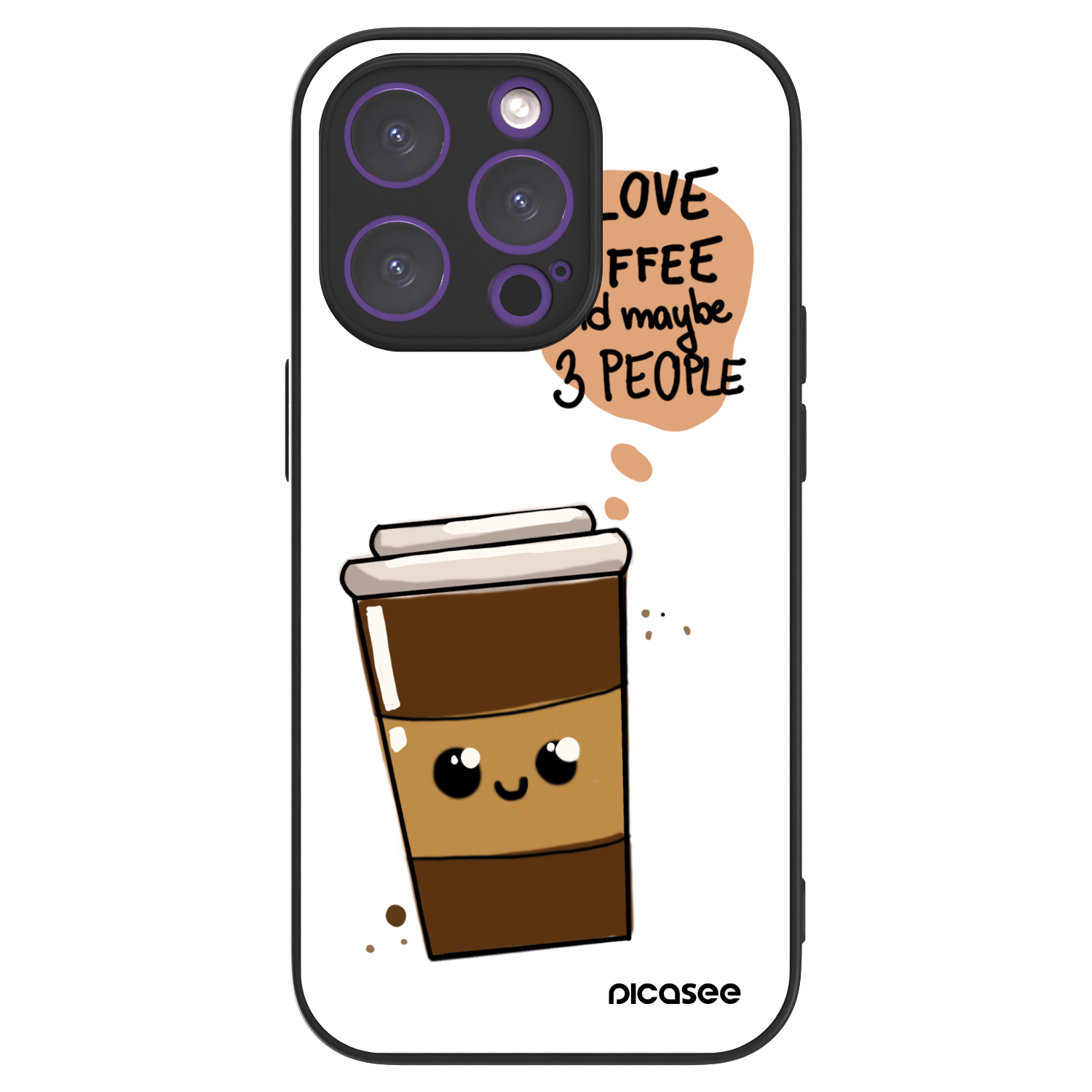 Picasee ULTIMATE CASE na Apple iPhone 14 Pro - Cute coffee
