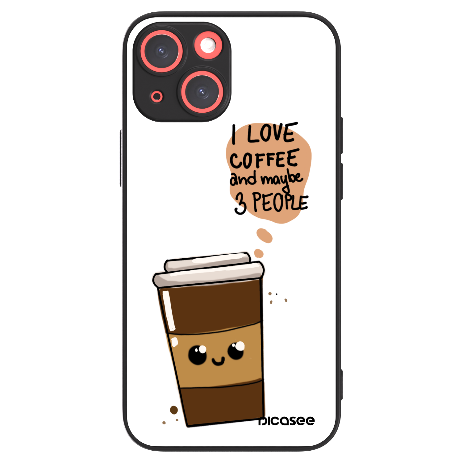 Picasee ULTIMATE CASE MagSafe pro Apple iPhone 13 mini - Cute coffee
