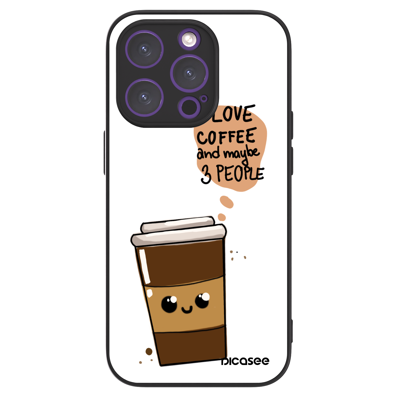 Picasee ULTIMATE CASE MagSafe pro Apple iPhone 14 Pro - Cute coffee