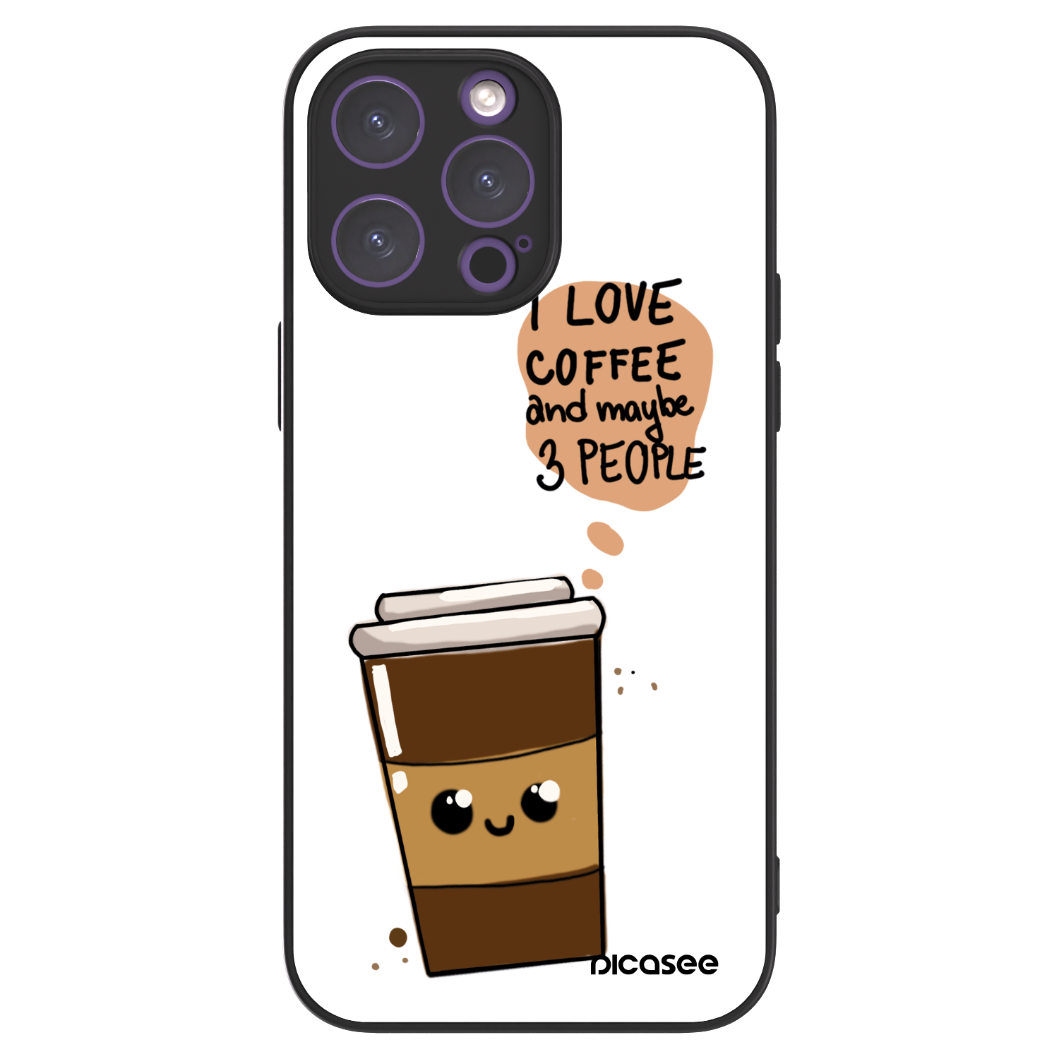 Picasee ULTIMATE CASE MagSafe pro Apple iPhone 14 Pro Max - Cute coffee
