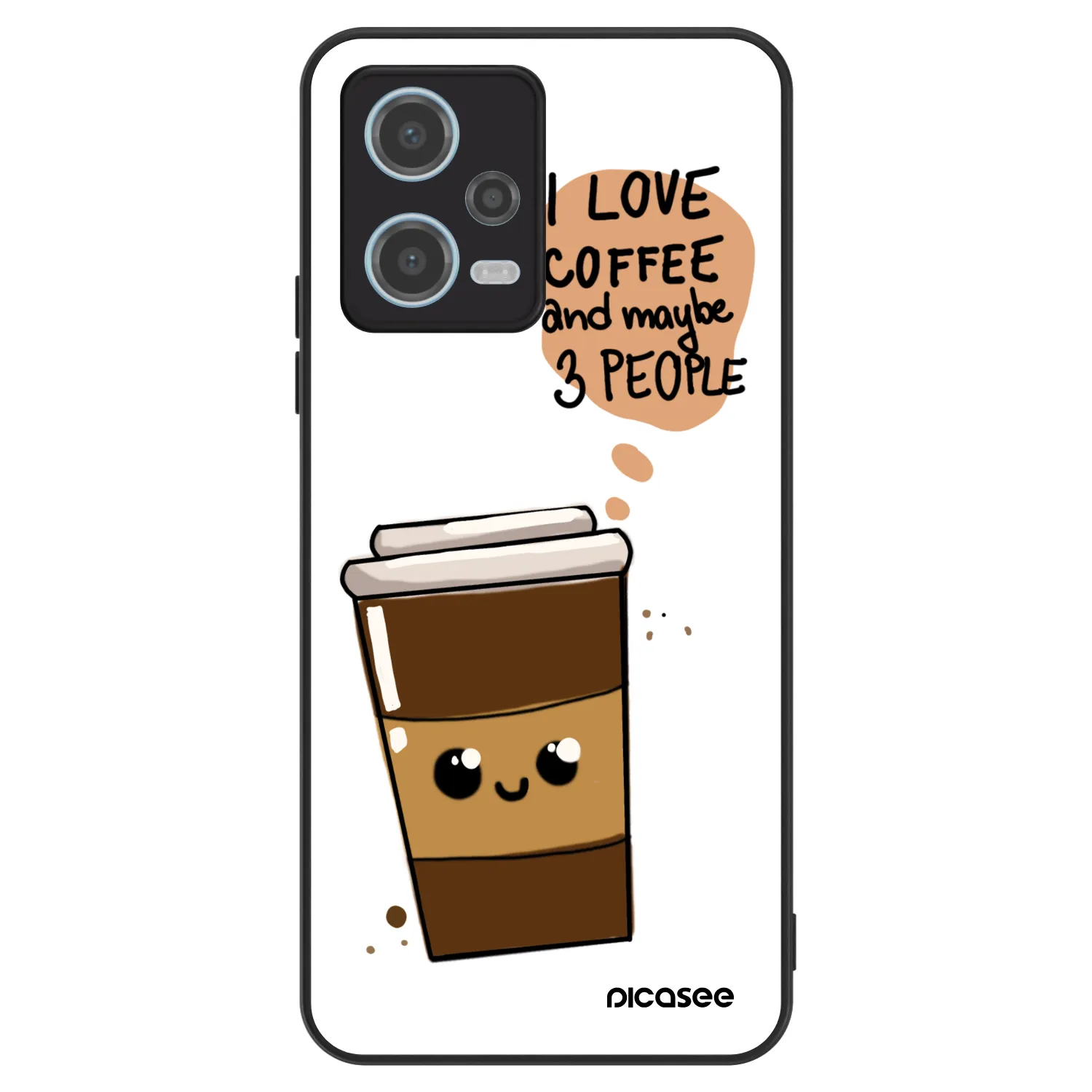 Picasee ULTIMATE CASE na Xiaomi Redmi Note 12 5G - Cute coffee