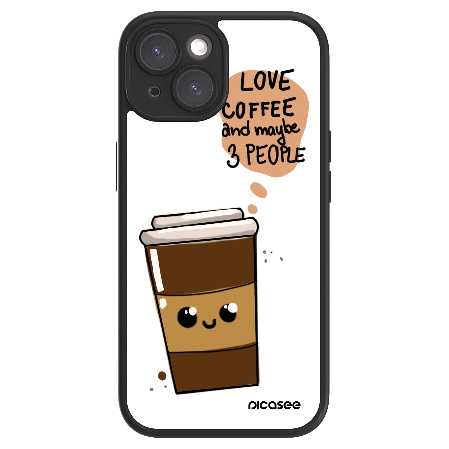 Picasee ULTIMATE CASE na Apple iPhone 15 - Cute coffee