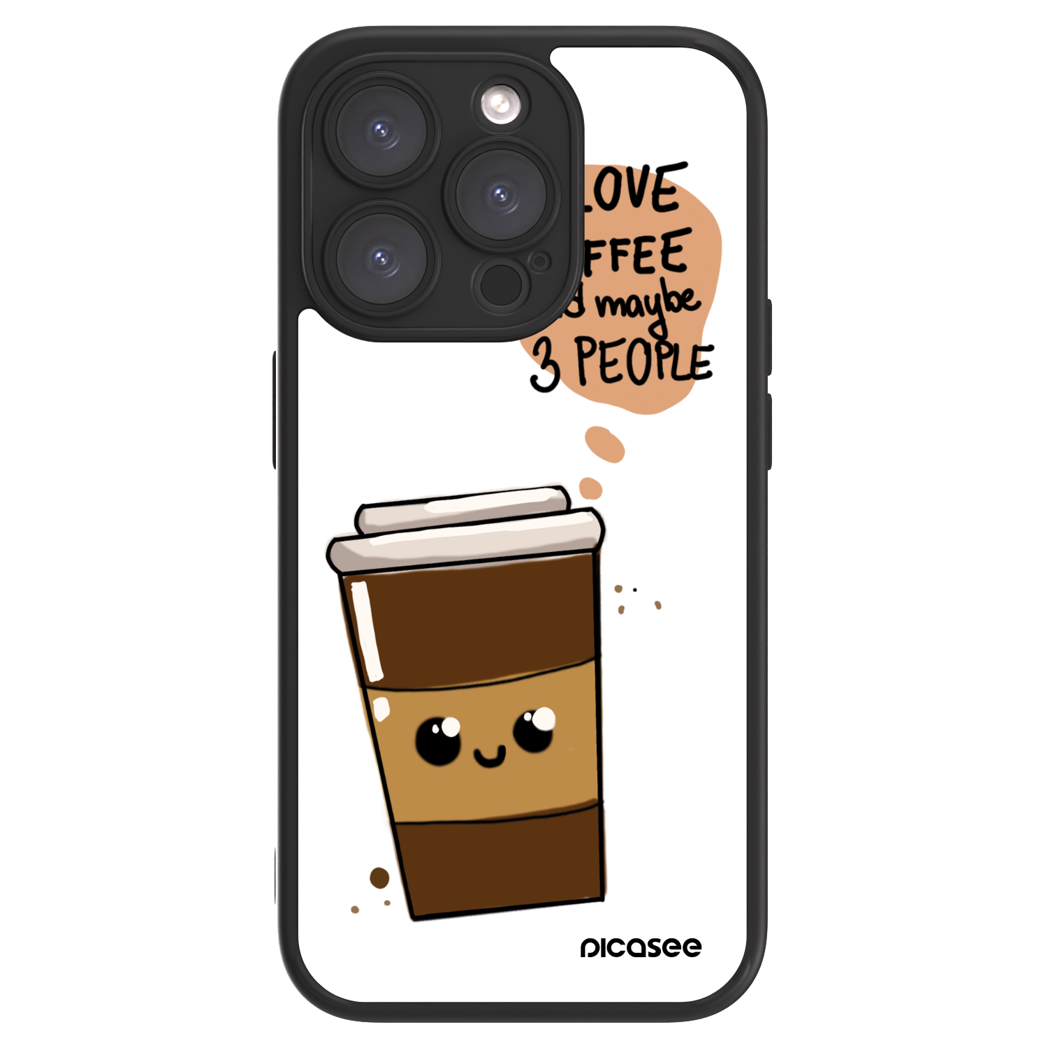 Picasee ULTIMATE CASE na Apple iPhone 15 Pro - Cute coffee