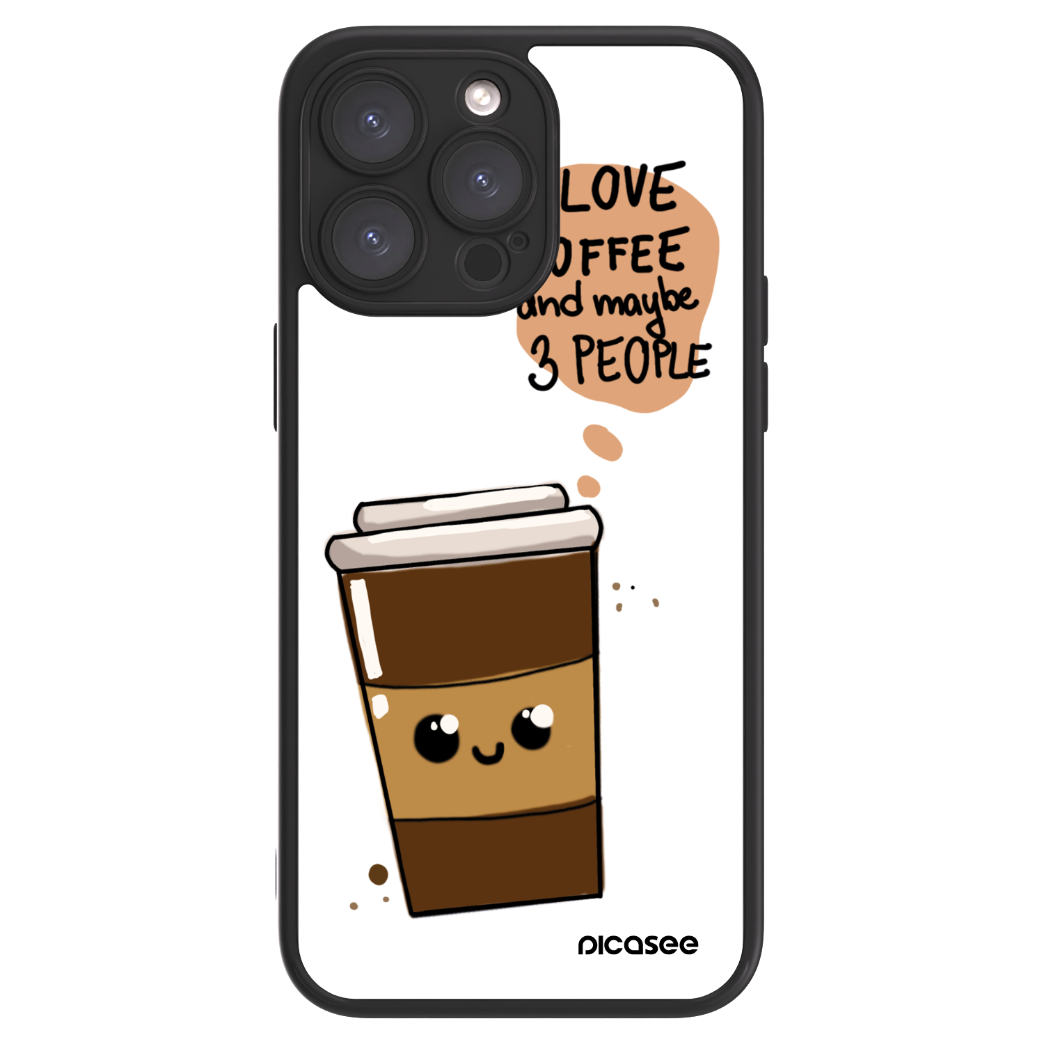 Picasee ULTIMATE CASE na Apple iPhone 15 Pro Max - Cute coffee