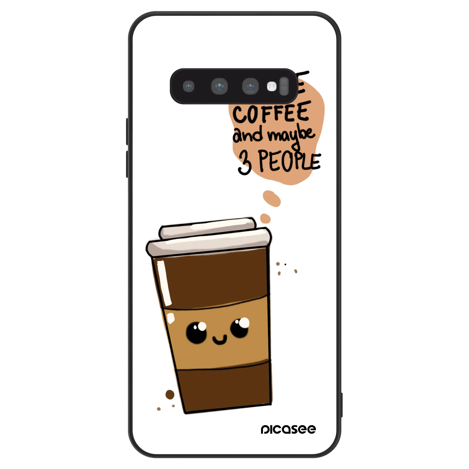 Picasee ULTIMATE CASE na Samsung Galaxy S10 Plus G975 - Cute coffee