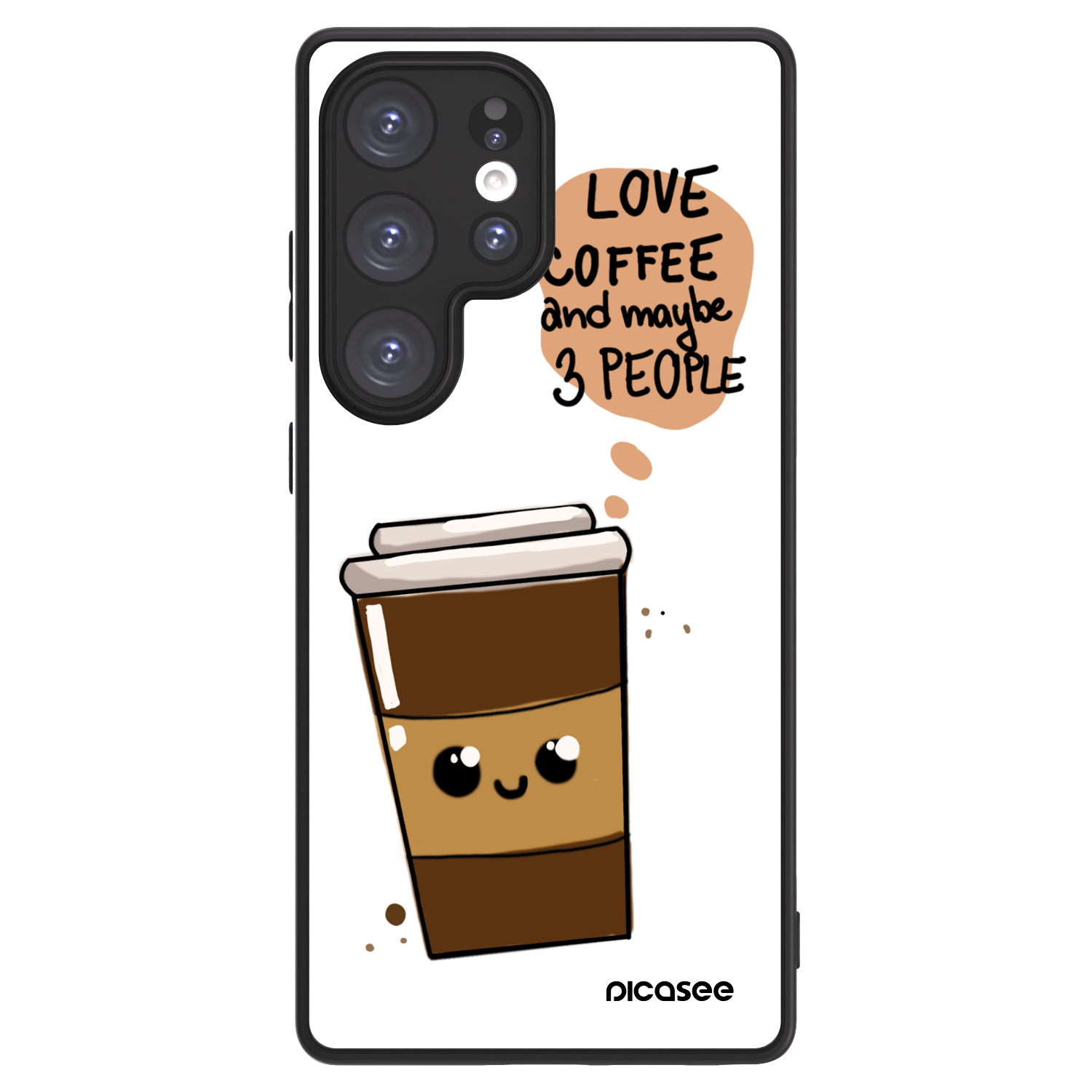 Picasee ULTIMATE CASE PowerShare pro Samsung Galaxy S25 Ultra 5G - Cute coffee